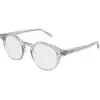 Image de Gucci Homme Gucci GG2133O 003 Montures optiques Acétate Gris Transparent Ronde