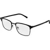 Image de Gucci Homme Gucci GG2135O 006 Montures optiques Métal Noir Transparent Carré