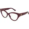 Image de Balenciaga Femme Balenciaga BB0482O 003 Montures optiques Acétate Bordeaux Transparent Cat Eye