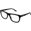 Image de Balenciaga Homme Balenciaga BB0498O 001 Montures optiques Acétate Noir Transparent Carré