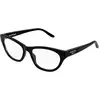 Image de Balenciaga Femme Balenciaga BB0500O 001 Montures optiques Acétate Noir Transparent Cat Eye