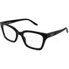 Image de Balenciaga Femme Balenciaga BB0501O 001 Montures optiques Acétate Noir Transparent Cat Eye