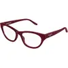 Image de Balenciaga Femme Balenciaga BB0500O 006 Montures optiques Acétate Bordeaux Transparent Cat Eye