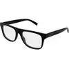 Image de Gucci Homme Gucci GG1117ON 001 Montures optiques Injecté Noir Transparent Carré