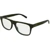 Image de Gucci Homme Gucci GG1117ON 004 Montures optiques Injecté Vert Transparent Carré