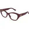 Image de Balenciaga Femme Balenciaga BB0481O 007 Montures optiques Acétate Bordeaux Transparent Cat Eye