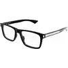 Image de SAINT LAURENT Homme SAINT LAURENT SL 882 006 Montures optiques Acétate Noir Transparent Carré