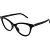 Image de SAINT LAURENT Femme SAINT LAURENT SL M164 007 Montures optiques Acétate Noir Transparent Cat Eye