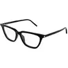 Image de SAINT LAURENT Femme SAINT LAURENT SL 889 SULPICE THIN OPT 001 Montures optiques Acétate Noir Transparent Cat Eye