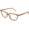 Image de SAINT LAURENT Femme SAINT LAURENT SL 889 SULPICE THIN OPT 005 Montures optiques Acétate Marron Transparent Cat Eye