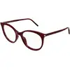 Image de SAINT LAURENT Femme SAINT LAURENT SL 891 005 Montures optiques Acétate Bordeaux Transparent Cat Eye