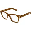 Image de SAINT LAURENT Homme SAINT LAURENT SL 875 OPT 012 Montures optiques Acétate Marron Transparent Carré