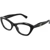 Image de Valentino Femme Valentino VG0012O 001 Montures optiques Acétate Noir Transparent Cat Eye