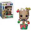Image de FUNKO Pop Marvel: Holiday - Groot W/ Lights & Ornaments - Neuf