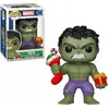 Image de Funko Pop 398 Marvel Avengers - Holiday Hulk w/ Stocking & Gift + Pop Protector