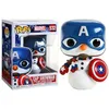 Image de Marvel : Holiday - Captain America Cap Snowman 532 - Funko Pop ! - Vinyl Figur