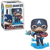 Image de Figurine Funko Pop! Marvel Endgame Capt America avec bouclier cassé et marteau de Thor - Neuf