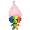 Image de Figurine Funko Pop Trolls Rainbow Troll Chevelure rose Édition limitée en vinyle - Neuf
