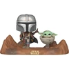 Image de Funko Pop! - Star Wars Mandalorian - The Child i Mandalorian Winylowa Figurka