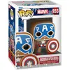 Image de FUNKO POP - MARVEL - Holiday Gingerbread Captain America #933
