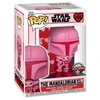 Image de Figurine Funko Pop Star Wars Valentines The Mandalorian with Grogu - Neuf