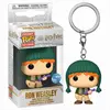Image de Funko POP Pocket Porte-clés vinyle - Harry Potter Holiday Ron Weasley - 4cm