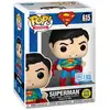 Image de Figurine Pop! Heroes Funko Superman 615 - Édition limitée Glow in the Dark Vinyle 10 cm Bleu/Rouge - Neuf