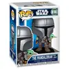 Image de Star Wars : The Mandalorian et Grogu POP! Figurine Vinyl Wackelkopf The Mandalorian avec Grogu 9 cm