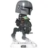 Image de Figurine Pop Funko Star Wars: The Mandalorian and Grogu POP! Rides Deluxe Vinyl figurine Bobble Head The Mandalorian with Grogu in Imperial Remnant -