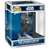 Image de Star Wars : The Mandalorian et Grogu POP! Rides Deluxe Figurine en vinyle à tête branlante The Mandalorian avec Grogu dans l'AT-RT des vestiges impériaux 9 cm