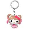 Image de Hello Kitty and Friends POP porte-clés vinyle 4 cm Hello Kitty (K-Pop Outfit) Display (12)