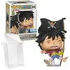 Image de FUNKO POP! Figurine en vinyle, série Animation, One Piece, Monkey D. Luffy avec drapeau, référence 2214, édition spéciale