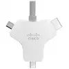Image de Cisco CAB-HDMI-MUL4K-9M= câble vidéo et adaptateur HDMI Type A (Standard) HDMI + Mini DisplayPort + USB Type-C Argent - Neuf