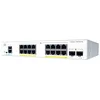 Image de Cisco Catalyst 1000-16T-2G-L - Commutateur - Géré - 16 x 10/100/1000 + 2 x Gigabit SFP (Liaison Montante) - Montable sur Rack Gris en occasion ou reconditionné
