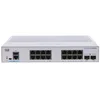 Image de Cisco Business 250 Series CBS250-16T-2G - Commutateur - L3 - Smart - 16 x 10/100/1000 + 2 x Gigabit SFP - Montage en rack