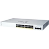 Image de Cisco CBS220-24P-4G Géré L2 Gigabit Ethernet (10/100/1000) Connexion Ethernet, supportant l'alimentation via ce port (PoE) 1U Blanc - Neuf