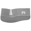 Image de MICROSOFT Clavier de surface ergonomique - Sans fil - Bluetooth 4.0 - Gris Alcantara