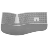 Image de MICROSOFT Clavier Ergonomique Surface - Sans fil - Bluetooth 4.0 - Gris Alcantara - Neuf