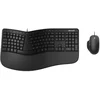 Image de Microsoft Ergonomic Desktop clavier Souris incluse Bureau USB AZERTY Belge Noir - Neuf
