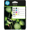 Image de HP 364 - Pack de 4 - noir, jaune, cyan, magenta - original - blister - cartouche d'encre - pour Deskjet 35XX, Photosmart 55XX, 55XX B111, 65XX, 7510 C311, 7520, Wireless B110 - Neuf