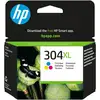 Image de HP 304XL - À rendement élevé - couleur (cyan, magenta, jaune) - original - cartouche d'encre - pour AMP 130, Deskjet 26XX, 37XX, ENVY 50XX - Neuf