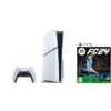 Image de Pack PS5 Slim & EA Sports FC 24 - Console de Jeux Playstation 5 Slim (Standard) 1 To, Blanc - Neuf
