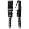 Image de Patch câble PK-PCI6-DPF-50, longueur 15,2 mètres, Cat6a, U/FTP (STP), connecteurs RJ-45, couleur noire