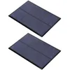 Image de 2 Pièces Mini Panneau Solaire Époxy Module Alimentation 5v 500ma Polycristallin