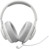 Image de JBL Quantum 360 Casque de jeu sans fil supra-auriculaire avec double connexion sans fil 2,4 GHz/Bluetooth, batterie de 22 heures, compatibilité multi-plateforme, microphone détachable avec fonction silence, blanc