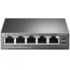 Image de TP-Link TL-SG1005P Non-géré Gigabit Ethernet (10/100/1000) Connexion Ethernet, supportant l'alimentation via ce port (PoE) Noir - Neuf
