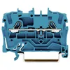Image de Wago - Borne De Passage 2001-1204 4.20 Mm Ressort De Traction Affectation: N Bleu 1 Pc(s) D27394