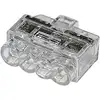 Image de Hellermanntyton - Borne De Raccordement Hcpm-4 148-90038 Flexible: 1-2.5 Mm² Rigide: 0.5-2.5 Mm² Nombre De Pôles: 4 Transparent 1 Pc(s) S943741