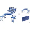 Image de Bigb - Table De Camping / Pique-nique Pliante Pour 4 Personnes