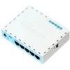 Image de Mikrotik RB750GR3 Routeur connecté Gigabit Ethernet Turquoise, Blanc - Neuf